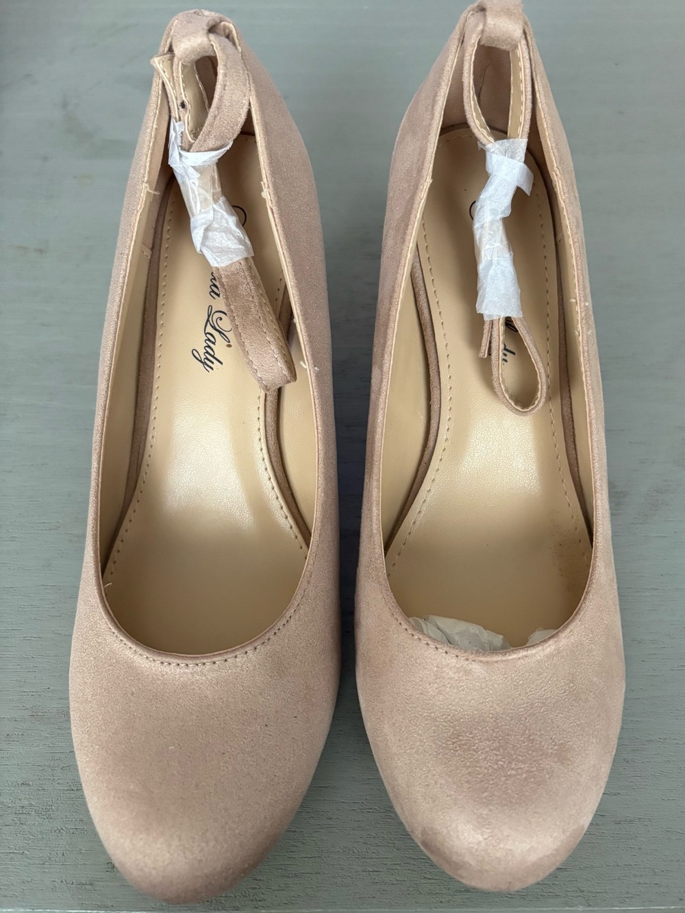 Classic Women's Ankle-Strap Pumps in Blush - Elegant Everyday Heel